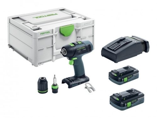 FESTOOL 576446 Akkus fúró-csavarbehajtó T 18+3 HPC 4,0 I-Plus