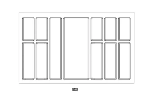 evőeszköztartó Classico szemcsés fehér StrongBox -hoz 90 (804 x 474 mm)