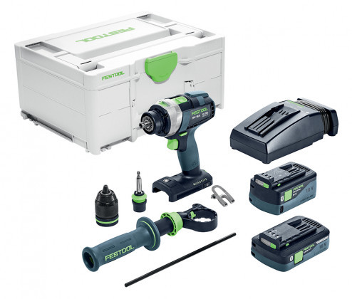 FESTOOL 575605 Akkus ütvefúró-csavarbehajtó gép TPC 18/4 5,2/4,0 I-Plus QUADRIVE