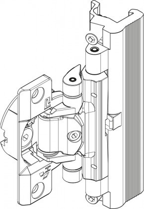 HAWA 27796 Concepta 25/35 felfüggesztés készlet csillapítással