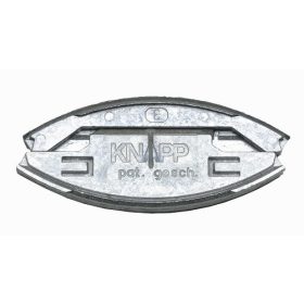   KNAPP K049 SILVER bútorösszekötő,(alumínium-cink öntvény)