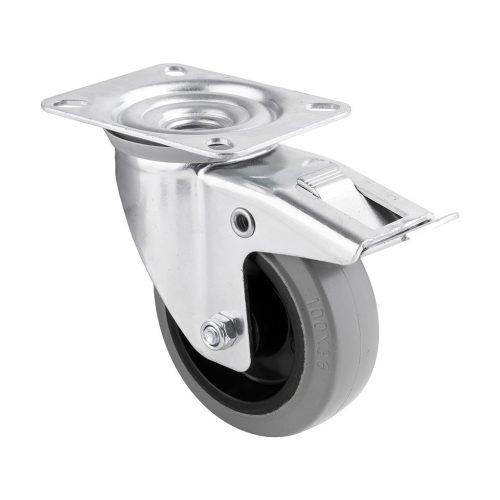 StrongCastors Kerék medium duty 100/160 és a fékkel