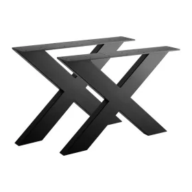 STRONG Asztalláb, X, 420x580, fekete