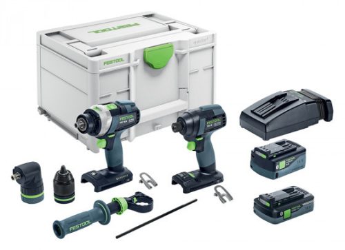 FESTOOL 576995 Fúró és csavarbehajtó készlet TID 18 5,2/4,0-Set TPC 18/4