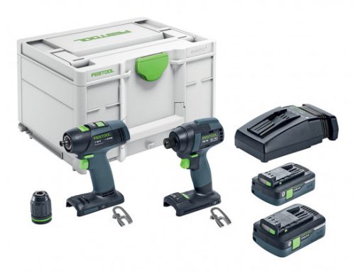 FESTOOL 577244 Fúró és csavarbehajtó készlet TID 18 HPC 4,0 I-Set T18