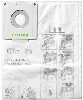 FESTOOL 497541 Biztonsági szűrőzsák FIS-CTH 26/3