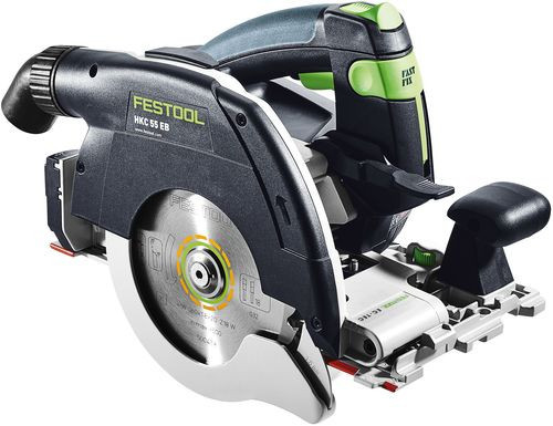 FESTOOL 576163 Akkus kézi billenőbúrás körfűrész HKC 55 EB-Basic