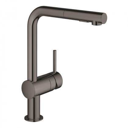 GROHE 30274A00 Minta L-alakú keverő kettős zuhanyzóval Hard graphite