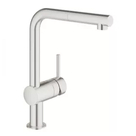   GROHE 30437DC0 Csaptelep VENTO L-csapcső kihúzható szuperacél gyöngyözővel
