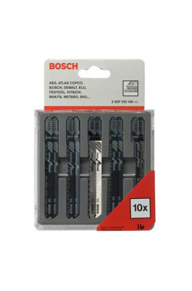 BOSCH 2607010146 10 részes fa fűrészlap készlet