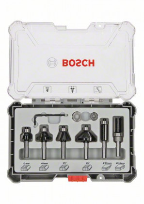 BOSCH 2607017468 6 részes vágókészlet 6 mm-es szárvágással és élezéssel