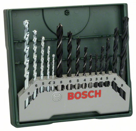 BOSCH 2607019675 15 részes készlet Mini-X-Line mix