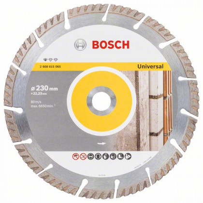 BOSCH 2608615065 Gyémánt vágótárcsa Standard Univerzális 230 × 22,23