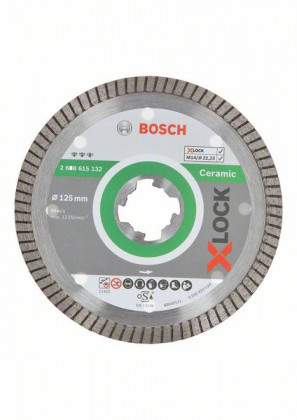 BOSCH 2608615132 gyémánt tárcsa a legjobb kerámia extraclean turbóhoz, 125 mm