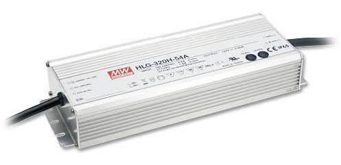 MEAN WELL tápegység, HLG-320H-12-A, 12V, 264W, IP67