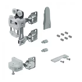   K-HETTICH WingLine L Push2M,12kg,s dolním vedením,1200mm,10 závěsů P,L+P,šedý