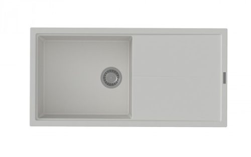 StrongSinks S3 Gránit mosogató Labe 1000, 1000 x 500mm,csepegtetővel, fehér