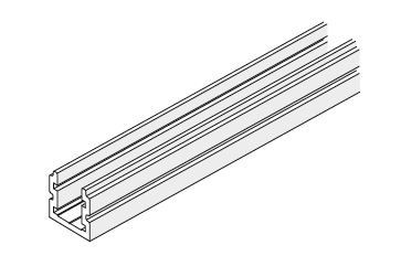 HAWA 15405 alsó vezetés 6000mm alu eloxált