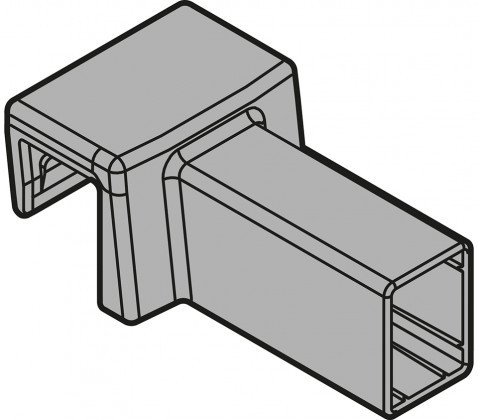 BLUM ZC7U11E0 Ambia-line kereszt relinghez LBX free szén fekete CS-M