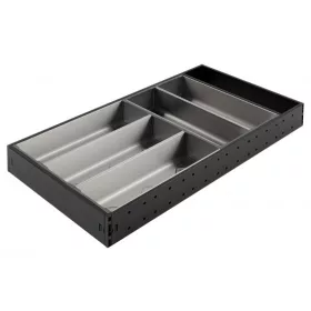   StrongMax evőeszköztartó teljes készlet  SZ-276 mm, 550 mm mélység fekete+5 tála