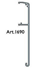 TERNO takaró profil eloxált 1690/N 2m