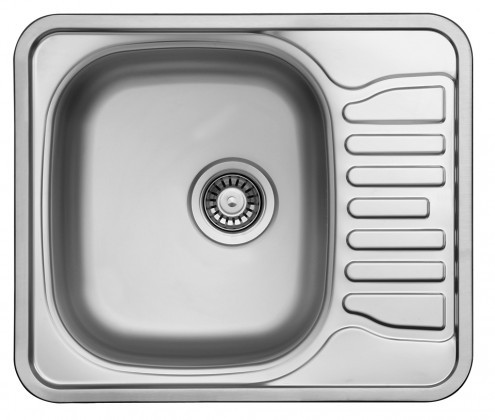 StrongSinks S1 Öko Mosogató 580 x 488mm szatén rozsdam. acél, felső szer.