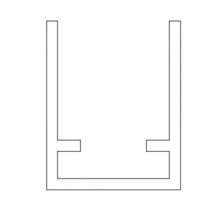 TERNO Versatile alsó profil, art. 630, 2m