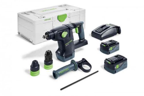 FESTOOL 577448 Akumulátorové kombinované kladivo KHC 18 5,0 EBI-Plus