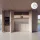 K-HAWA Folding Concepta III 20 Pull jobb + Concepta III bal, 1200-2200mm, ezüst