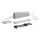 K-HETTICH WingLine L,5kg, alsó vezető nélkül,600mm,2 pánt S, jobbos, szü