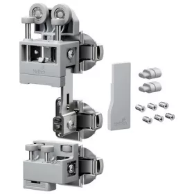   K-HETTICH WingLine L,P2MS,těžké,s dolním vedením,5 závěsů P,pravý,šedý