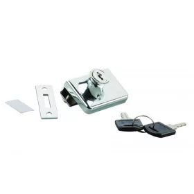 StrongLocks Zár két üvegre króm