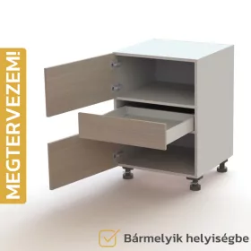   Egyedileg tervezhető bútorelem - A18, Ajtó | Fiók | Ajtó