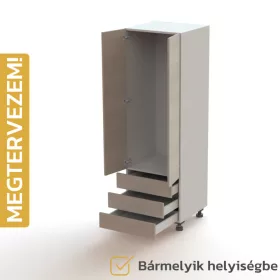   Egyedileg tervezhető bútorelem - A23, Fiók | Fiók | Fiók | Dupla ajtó
