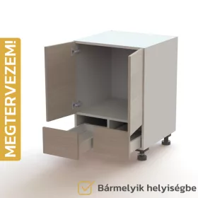   Egyedileg tervezhető bútorelem - A32, Dupla fiók | Dupla ajtó