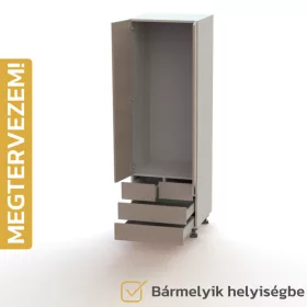   Egyedileg tervezhető bútorelem - A34, Fiók | Fiók | Dupla fiók | Dupla ajtó