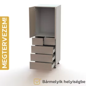   Egyedileg tervezhető bútorelem - A35, Fiók | Fiók | Fiók | Dupla fiók | Dupla ajtó
