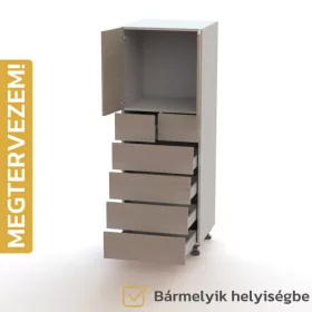   Egyedileg tervezhető bútorelem - A36, Fiók | Fiók | Fiók | Fiók | Dupla fiók | Dupla ajtó