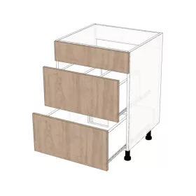   Egyedileg tervezhető bútorelem - B15b, Fiók | U-fiók | Vakfront