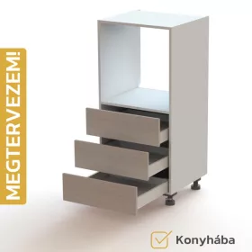   Egyedileg tervezhető bútorelem - B23, Fiók | Fiók | Fiók | Géphely