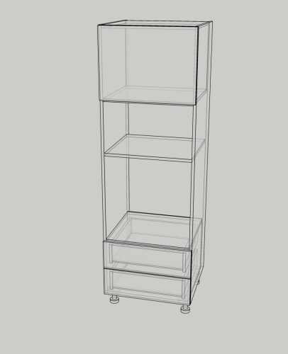 Egyedileg tervezhető bútorelem - B30, Fiók | Fiók | Géphely | Géphely | Ajtó