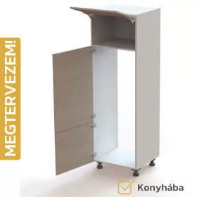   Egyedileg tervezhető bútorelem - B50, Géphely ajtóval | Géphely ajtóval | Felnyíló