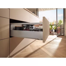 Fiókszett Blum Merivobox E korlát 550mm indiumszürke