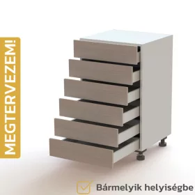   Egyedileg tervezhető bútorelem - F06, Fiók | Fiók | Fiók | Fiók | Fiók | Fiók