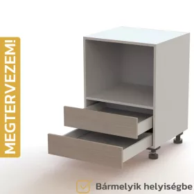   Egyedileg tervezhető bútorelem - F12, Fiók | Fiók | Nyitott