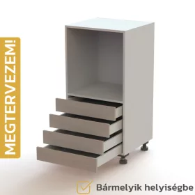   Egyedileg tervezhető bútorelem - F14, Fiók | Fiók | Fiók | Fiók | Nyitott