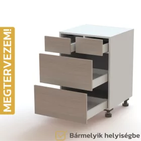   Egyedileg tervezhető bútorelem - F23, Fiók | Fiók | Dupla fiók